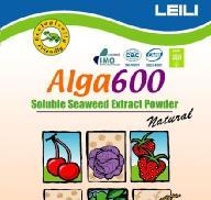 Alga 600 Prírodný extrakt z morských rias so stimulačným a protistresovým účinkom Organická zložka 55% Kyselina algínová 15% Aminokyseliny 6% Dusík 1% Draslík 17% ZLOŽENIE S 1% Ca 0,5% Fe 0,15% Cu