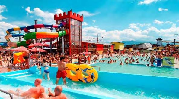 EUR (areál aquaparku a 156 bungalovov Holiday Village Tatralandia) Najväčší