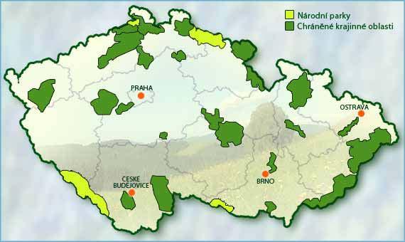 Územní ochrana přírody v ČR PP přírodní památka NPP národní přírodní památka PR