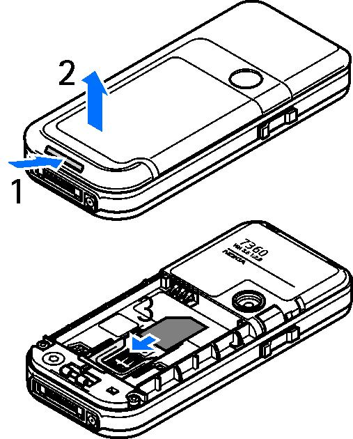 1. Zaèínáme Instalace SIM karty a baterie Pøed vyjmutím baterie v¾dy vypnìte pøístroj a odpojte nabíjeèku. Ukládejte v¹echny SIM karty mimo dosah malých dìtí.