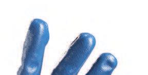 modrá-bílá granatowo-białe Antistatické rukavice šité z