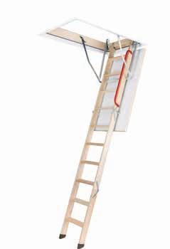 Inovativní řešení nové konstrukce schodů poskytují vysoký komfort používání a umožňují rychlou a snadnou instalaci schodů ve stropě.