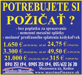 číslo 41 9. októbra 2009 Predám garzónku na Třebíčskej ul.