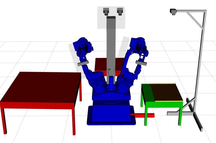 Kapitola 2 Robotické pracoviště Robotické pracoviště je prostor ve kterém se nacházejí používaná zařízení a kde je s nimi prováděna činnost.