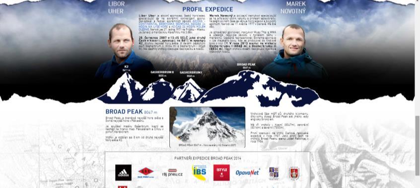 cz/broadpeak/) Po dobu konání expedice byly na
