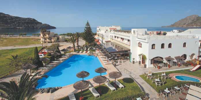 Dítě výhodná cena Vyhlášená kuchyně I pro náročné Zábava na dosah Oblíbené Alianthos Garden Hotel Polopenze KRÉTA PLAKIAS Hotelové budovy jsou postaveny nedaleko pláže a centra městečka Plakias.