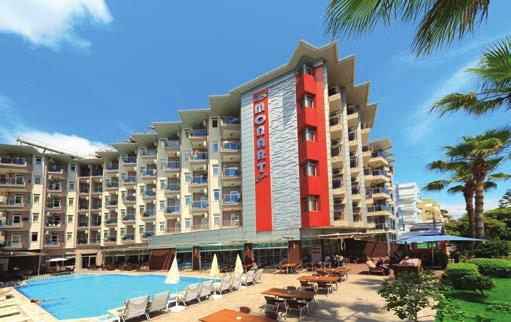 třikrát týdně animace a tematické večerní programy hotel Monart City all inclusive 15 Turecko - Alanya 12.6.-19.6. 19.6.-26.6. 4.9.-11.9.12. dosp. os. zákl.