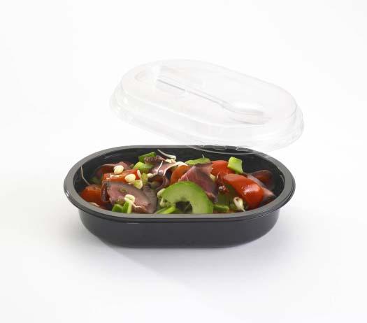 SmartView MicroChef Plus - Oválné misky na ohrev jedla 0154452700 Stredne malá miska 450 176x116x39 Èierna 304 CPET 0154052700 Malá miska hlboká 540 176x116x45 Èierna 304 CPET 0154152700 Malá miska