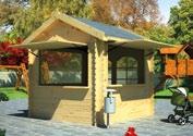 Srubové zahradní chatky Kiosque POOLHOUSE MODERN MALTA CUBE Srubové altány ALTÁN 3 m x 3 m 4 m x 3 m 3 m x 2 m 3 m x 3