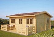 Dřevěné obytné chaty ALTO SCOOT NANTES Angers DIJON BORDEAUX 6 m x 5,2 m 4,5 m x 6 m 6,2 m x 4,7 m 6 m x 6 m + veranda 4,5 m x 7,8 m 6 m x 6 m + veranda Tento třípokojový