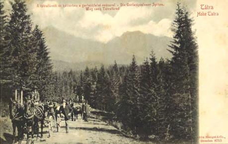 železničnej stanice Košicko-bohumínskej železnice v Štrbe /do roku 1880 Hochwald/. Na vtedajší štandard vozoviek ju na náklady Liptovskej župy upravili až v rokoch 1876-1878.