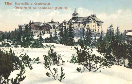 28 HISTÓRIA ŠTRBSKÉHO PLESA 2. DIEL Manažment hotela pri slávnostnom otvorení podujatia.
