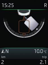 uhol za vozidlom a vedľa vozidla.