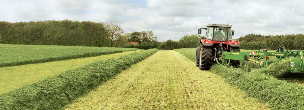 EasyCut pouze od KRONE Uzavřená svařovaná žací lišta s celoživotní olejovou náplní je absolutně těsná Klínový profil žací lišty čistý řez Mimořádně široké tvrzené splazy Bez vnitřních splazů