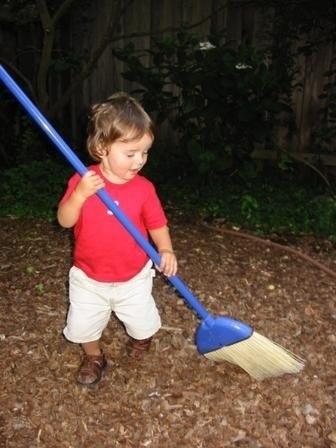 Smýkání (sweeping) z bylinné, případně nižších