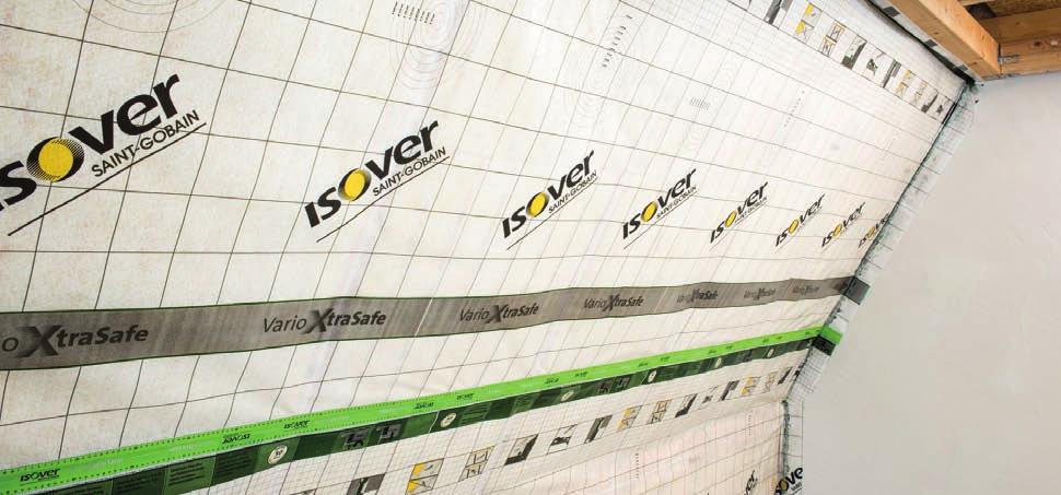 Isover Vario XtraSafe na šikmé střeše Systém Vario Xtra je synonymem pro