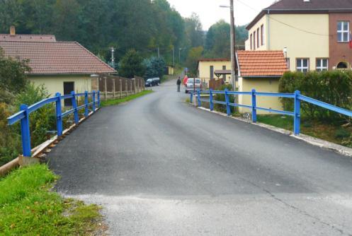 iluzivní malby slepého okna Oprava místní komunikace v obci Rozhraní