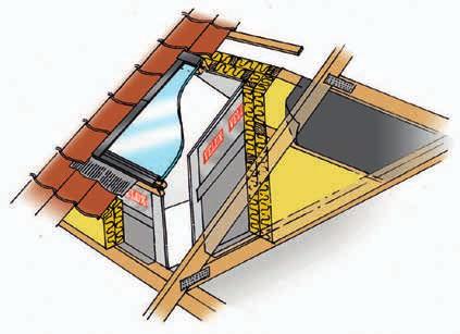 Montáž ve zvláštních případech Montáž ve zvláštních případech 4 Střešní okno instalované jako světlík Střešní okno instalované jako světlík 4 Při montáži střešních oken VELUX jako světlíků (tj.