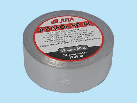 3.10.3. Páska JUTAFOL SP AL Funkce a specifikace: Technická data JUTAFOL SP AL je jednostranně Barva Stříbrná samolepící páska z hliníkové fólie s syntetický lepící vrstvou ze syntetického Lepící