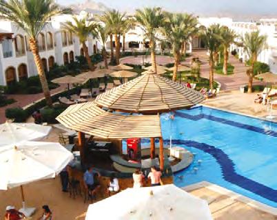 Sea Club Aqua Park **** poloha: hotel se nachází cca 4 km od mezinárodního letiště Sharm El Sheikh pláž: hotelová pláž vzdálená cca 1 km (zdarma shuttle bus každých 30 minut), vstup do moře přes