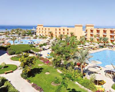 Serenity Makadi Beach ***** poloha: hotel v marockém stylu se nachází cca 36 km od letiště pláž: přímo na krásné písečné pláži s pozvolným vstupem do moře a korálovým podložím, vstup možný také přes