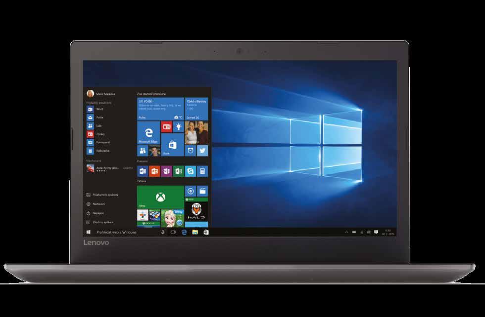 Dell Inspiron 3567 11 999,- Výkon pro nikdy nekončící multimediální zážitky Windows 10 15,6
