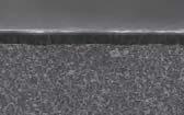 Special post sintering treatment to improve cutting edge reliability. Excellent surface roughness.