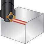 K-TECH s.r.o www.klte.cz Cutting Data N9MT-R Insert >> Corner Rounding (4 cutting edges) R Insert Work Material Vc (m/min) f (mm/rev.) Grade of Insert Carbon Steel 150~320 0.05~0.