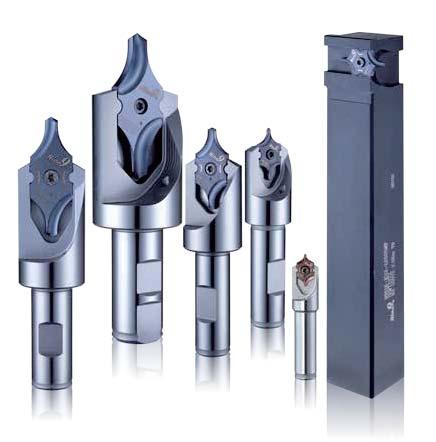 Features World s first indexable center drill Shortens set up and center drilling time Increases tool life and reduces tooling costs High Speed, High Feed Rate The