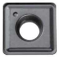 Universal grade for all unhardened steel, free cutting steel, tool steel up to 750N/mm² and cast iron.