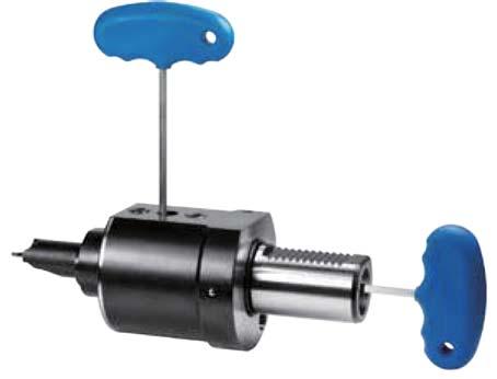 K-TECH s.r.o www.klte.cz Center Height Adjusting Sleeve Principle >> Designed for adjusting Center Height of center drills, NC spot drills, reamers and taps on the CNC lathes.