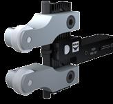 f Form knurling tools RD2 Ideal for very small workpiece diameters, features gentle tangential profiling Series 161 Knurling profiles on DIN 82 workpiece: Plunge / feed knurling RAA RBL RBR RGE30