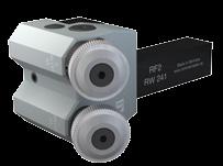 Cut knurling tools RF2 Ecellent for stringent requirements convincing stability in harsh continuous use Series 241 Knurling profiles on DIN 82 workpiece: Feed knurling RGE30 RGE45 2 AA 1