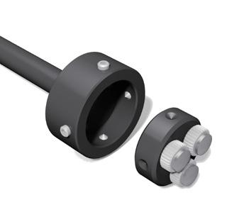 RGE45 3 AA 2 BL30 / 1 BR30 2 BL45 / 1 BR45 Ø 25 mm Product features: No