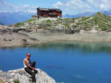 varianta. Sestup k busu, při vhodném počasí možnost koupání v poněkud teplejším Tristacher See 4.