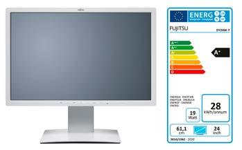 Datasheet FUJITSU Monitor B24W-7 LED Monitor s vyspělými technologiemi: 24 (61 cm), širokoúhlé zobrazení Nejlepší ergonomické a energeticky úsporné řešení pro kancelářské aplikace Monitor FUJITSU