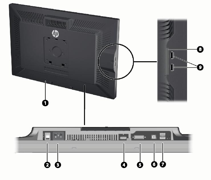 Komponent Funkce 4 Výstup digitálního zvuku Připojuje zvukový kabel se zástrčkou RCA k monitoru. 5 Výstup analogového zvuku Připojuje zvukový kabel s minizástrčkou 3,5 mm L/R k monitoru.