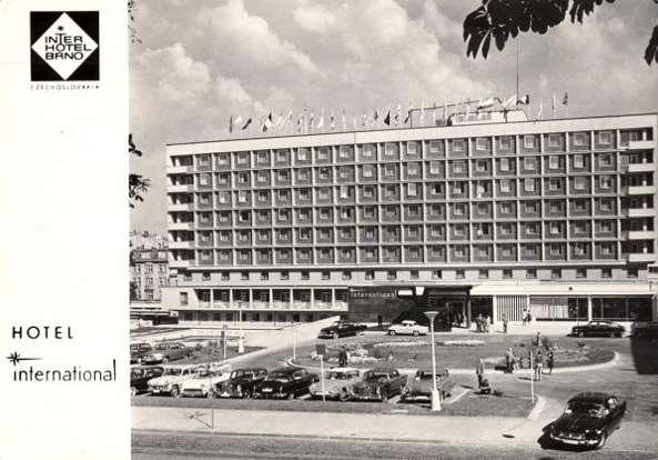 HOTEL INTERNATIONAL, Brno soutěž 1957,