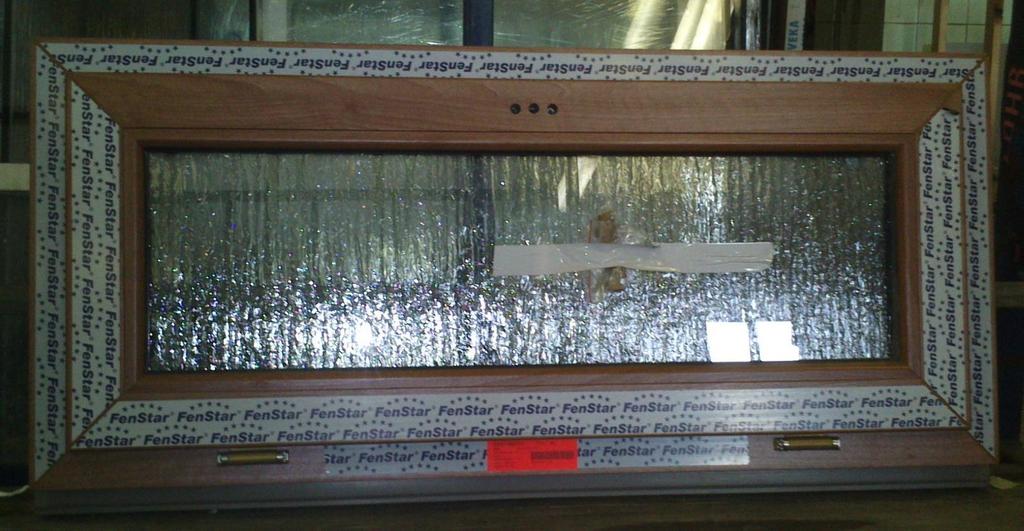 Poz. 10 Jednokřídlé plastové okno FenStar Prestige PVC okno sklápěcí rozměr:
