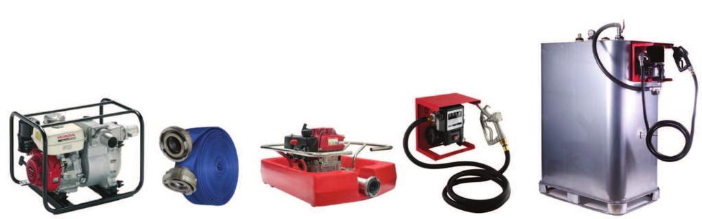 Čerpací technika 15 Název Čerpadla motorová Čerpadlo stacionární Orientační parametry CM 25/1A max 22 m max 1,5 l/s 6 kg benzin sací hl.