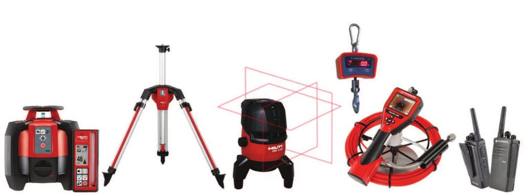 Měřící technika, kamery, radiostanice 20 Název Nivelační a laserová technika Orientační parametry Přístroj nivelační s přesností do 2,5 mm HILTI, SOKKIA 80 76 72 stativ s rovnou a nebo vypouklou