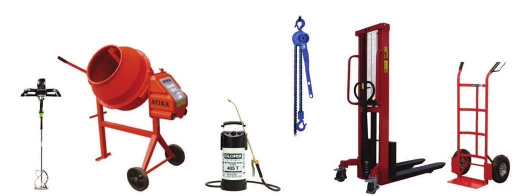 Nářadí a stavební stroje 10 Název Orientační parametry Míchání materiálu a střkáníí Míchadlo ruční MX 1200 E 4,5 kg 230 V 1,2 kw FESTOOL 100 95 90 Míchačka stavební SMB 125 125 litrů 132 kg 400 V 0,5
