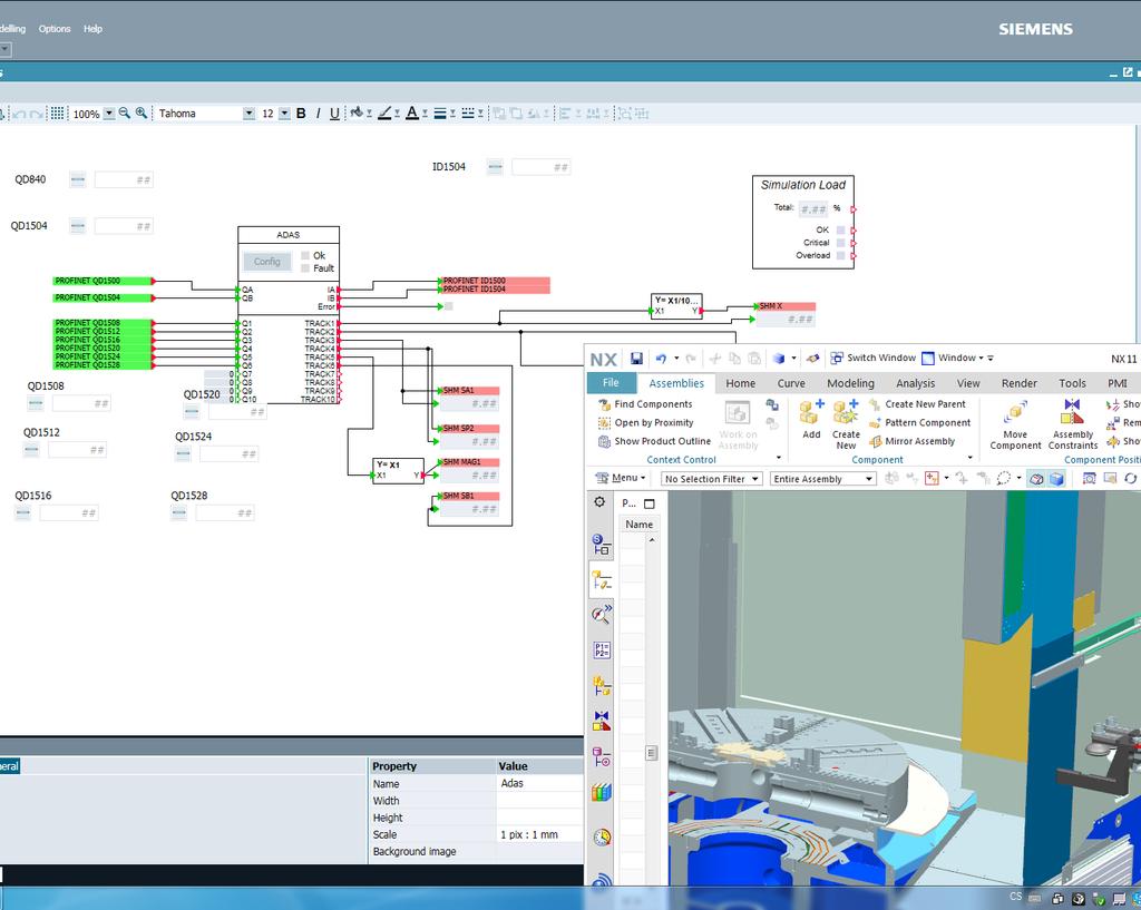 Expozice Siemens na MSV Digitální dvojče a jeho virtuální zprovoznění Siemens ve své expozici předvede, jak funguje virtuální zprovoznění, a jak dosáhnout vyšší kvality, efektivity a rychlejšího