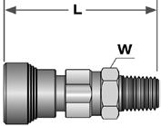 PŘESNÉ ARMATURY - rychlospojky Rychlospojky QC-LOK QC4, QC6, QC8 (1/8 1/2 ) Norma: Použití: Prac.