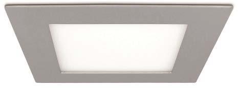 Stropní vestavná svítidla w LED panel, série SUTIL QUADRO Pro vestavbu do sádrokartonu Materiál: hliník Barva: šedá nebo bílá Difuzor: opálový akrylát Vyzařovací úhel: 120 CRI: >80 Komplet včetně