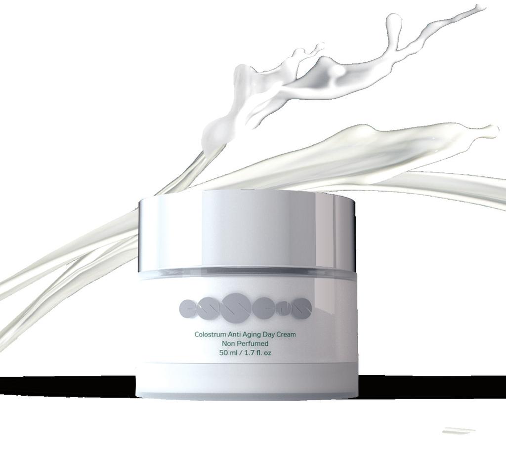 ESSENS Colostrum+ Anti Aging Day Cream, KY ÁS E Ť R V PL UJE AŠI Ň V M ZJE ÝČKÁ H intenzivní ochrana a vyhlazení cena 50 ml pro všechny