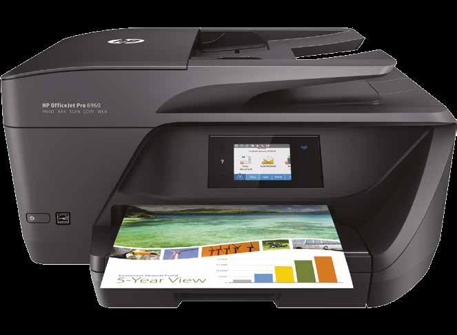 HP Officejet Pro 6960 2 999,- 2 499,- * Tiskárna, kopírka, skener, fax. Černobílé dokumenty tiskne rychlostí až 18 str./min 