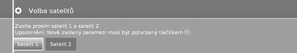 3 Zde uveďte frekvenci oscilátoru konvertoru LNB.