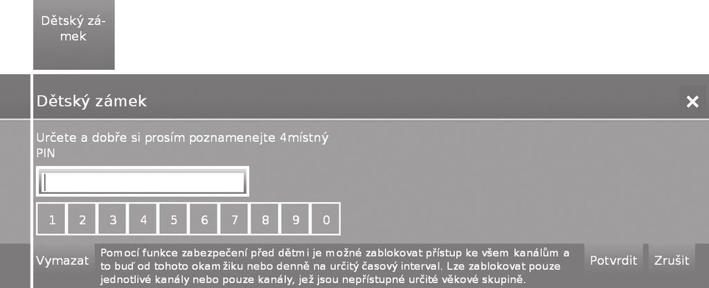 3 Zadejte nový název pomocí klávesnice na obrazovce nebo dálkového ovladače (stejným způsobem jako na mobilním telefonu). 4 Stiskem tlačítka OK potvrďte nový název.