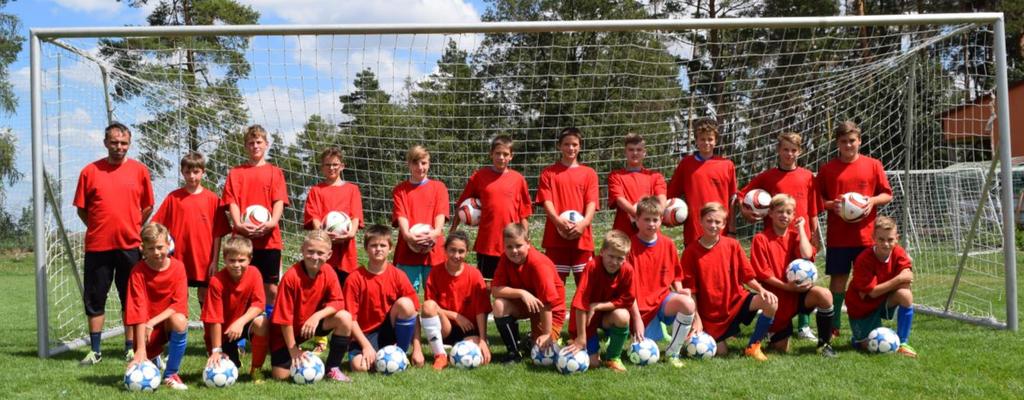 název tábora: Soustředění fotbal I. termín: 7. - 11. 8. 2017 počet účastníků: 21 hlavní vedoucí: Michal Kříž vedoucí: Zdeněk Baštař Sportovní soustředění určené pro účastníky kroužku fotbal I.